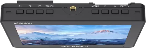 Miniatura 3 de FEELWORLD Batería F6 Pro +NP-F970, cargador, kit de estuche de almacenamiento, pantalla táctil HDMI 4K de 5.5 pulgadas Monitor en cámara 1600nits