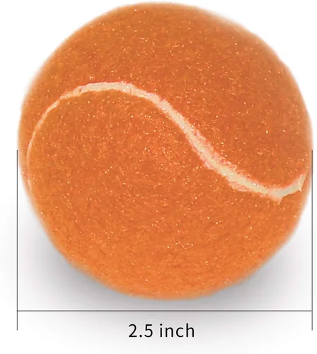 Miniatura 2 de URBEST Pelota de tenis, 12 paquetes de pelotas de tenis de entrenamiento, pelotas de práctica para jugadores novatos, pelotas de juego para perros