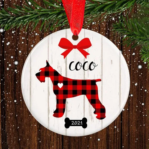 Miniatura 24 de Adorno de Navidad para mascotas, adorno de Beagle, regalos para amantes de mascotas, regalo conmemorativo para mascotas, recuerdo de Beagles