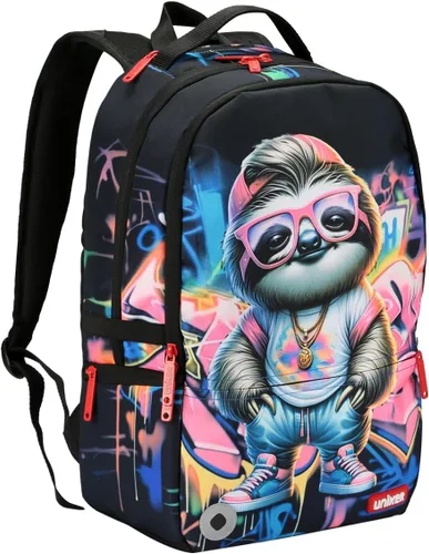 Miniatura 12 de Mochila de viaje para portátil, mochila de grafiti para el trabajo, mochila de diseñador para portátil de 15.6 pulgadas, bolsa resistente al agua