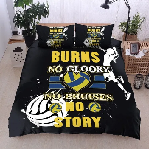 Miniatura 10 de Juego de ropa de cama de voleibol, edredón de microfibra para deportes, voleibol, tamaño King, Queen, individual, decoración para el hogar