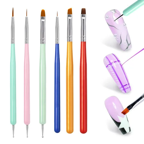 Miniatura 11 de Limpiador de pinceles de uñas acrílicas, limpiador de pinceles de pintura líquida para artistas de uñas (8.5 fl oz/8.5 onzas líquidas)
