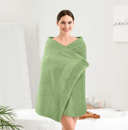 Miniatura 6 de Utopia Towels Juego de 4 toallas de baño (27 x 54 pulgadas), 100% algodón hilado en anillo, secado rápido, altamente absorbentes, toallas de tacto
