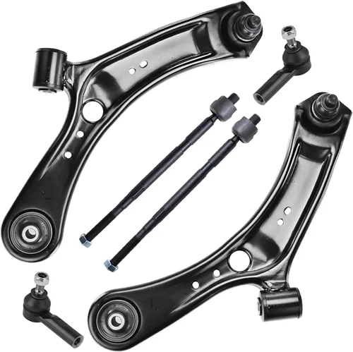 Miniatura 205 de Detroit Axle - Kit de extremo delantero para Chrysler 300 Dodge Charge Challenger 2011-2023, 2 brazos de control inferiores traseros 2 rótulas