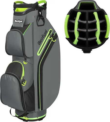 Miniatura 9 de Cart Golf Bag 15 Way Organizer Divider Top Golf Club Bags Lightweight Golf Cart Bags for Men Women with Cooler, Rain Cover