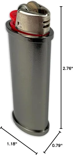 Miniatura 9 de DIYLuxury - Funda de metal para encendedor BIC Standard J6, EZ Reach Lighter, resistente, personalizable, reutilizable, funda individual