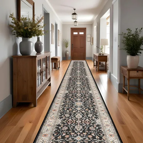 Miniatura 64 de Alfombra de pasillo lavable de 2 x 3 pies - Alfombra antideslizante resistente a las manchas, alfombras y tapetes de cocina duraderos