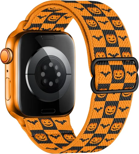 Miniatura 26 de Correas elásticas de nailon compatibles con Apple Watch de 1.496 pulgadas, 1.575 pulgadas, 1.614 pulgadas, 1.654 pulgadas, 1.732 pulgadas, 1.732