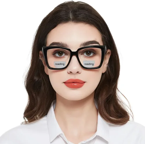 Lentes de lectura bifocales para mujeres y hombres, bifocales cuadrados, con bloqueo de luz azul, lectores 1.0, 1.25, 1.5, 1.75, 2.0 a 3.0, 3.5