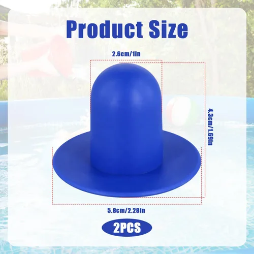 Miniatura 2 de XIHIRCD 2 tapones de piscina para piscina sobre el suelo, filtro de bomba de filtro tapón de orificio de pared de piscina, repuesto compatible