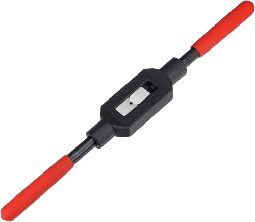 Miniatura 8 de uxcell Mango de llave de grifo ajustable para grifos métricos M1-M1-M10 de 1/16"-3/8" (UNC/UNF), soporte de rosca, herramienta de roscado manual