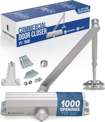Cierrapuertas comercial – Cierrapuertas automático de grado 1 resistente para uso comercial – Bisagra de resorte hidráulico automático – FS-7600 UL