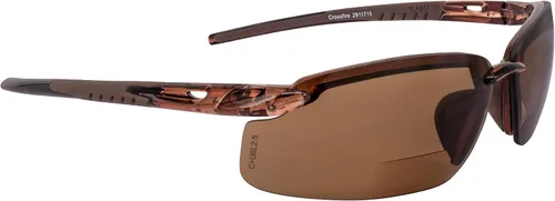Miniatura 21 de Crossfire ES5 Gafas de Seguridad Premium, Marco Ultraligero y Pieza Nasal Ajustable Lente de espejo marrón