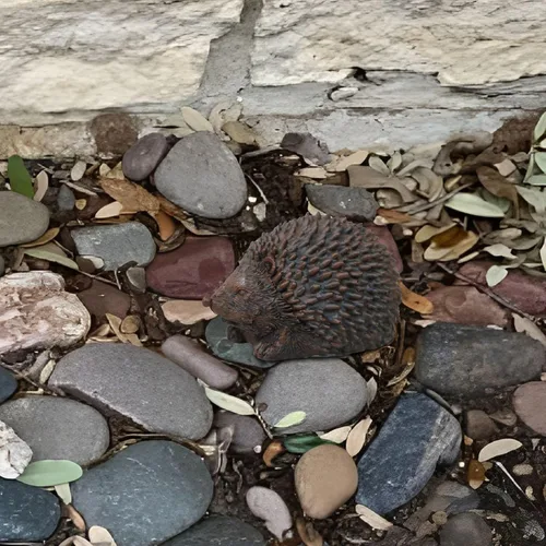 Miniatura 5 de Ocultar una llave de repuesto para erizo al aire libre, impermeable, soporte para llaves de roca falsa, caja de bloqueo de almacenamiento secreta