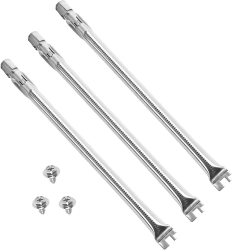 Miniatura 17 de SafBbcue 7508 - Juego de 3 tubos de acero inoxidable de 28 pulgadas para Weber Genesis Silver B/C Gold B/C Spirit 700 Spirit E-310/320 con control