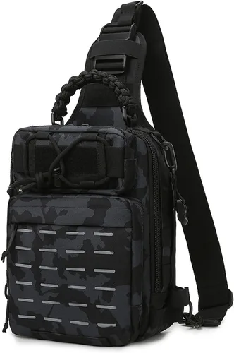 Mochila de pesca, mochila de pesca con soporte para caña, bolsa de almacenamiento de aparejos de pesca, bolsa de pesca ligera al aire libre, mochila