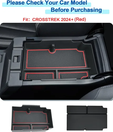 Miniatura 2 de Organizador de consola central Crosstrek 2024 2025 2026 para Subaru Crosstrek (Base/Premium/Sport/Limited/Wilderness), bandeja de consola Crosstrek
