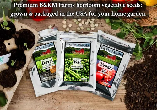 Miniatura 7 de 100 paquetes de semillas, 50 variedades: Bóveda de semillas definitiva para la seguridad alimentaria en el hogar y jardines abundantes de B&KM Farms