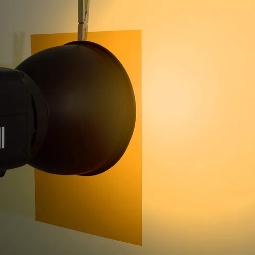 Miniatura 4 de Pangda Paquete de 9 hojas de gel naranja con filtro de luz roja, película de color para cubrir luces, corrección de superposiciones de plástico, 1.7
