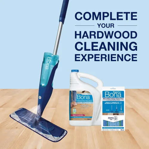 Miniatura 9 de Bona PowerPlus - Recambio de limpiador profundo para pisos de madera dura, 128 onzas líquidas, repuesto para trapeadores Bona y botellas de spray
