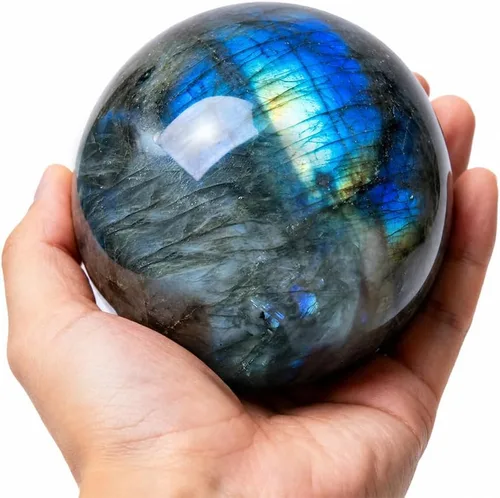 Miniatura 22 de 4-5cm/1.57-1.96 pulgadas - Esfera de cristal de amatista natural pulida a mano, esfera decorativa de cristales curativos, bola de cristales