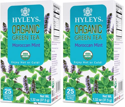 Miniatura 18 de Hyleys Té verde orgánico sabor a bayas de acai y arándanos - 25 bolsas de té