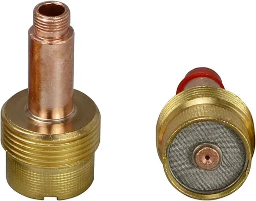Miniatura 10 de RIVERWELD Cuerpo de pinza de lente de gas TIG de gran diámetro Jumbo 45V Series 45V116 1/16 "45V64 3/32" 995795 1/8" 45V63 5/32" Fit SR WP 17 18 26