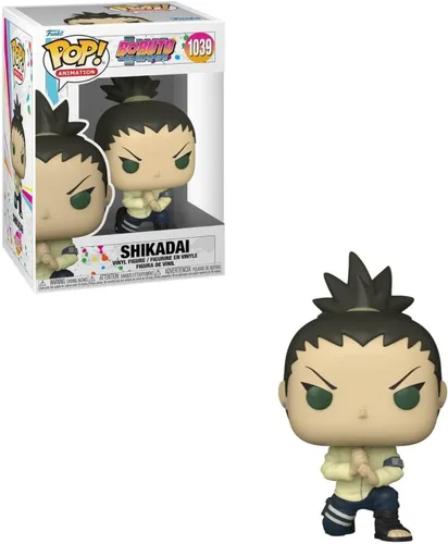 Miniatura 2 de POP Boruto: Naruto The Next Generation - Figura de vinilo Shikadai Funko (paquete con funda protectora de caja compatible), multicolor, 3.75 pulgadas