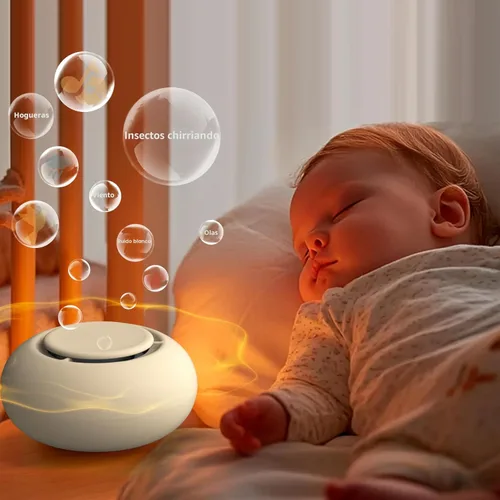 Miniatura 4 de Máquina de sonido portátil para bebés [ruido blanco para bebés, niños y adultos] [función de temporizador] [12 sonidos relajantes]
