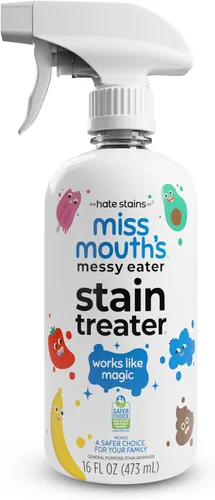 Miniatura 10 de Miss Mouth's Messy Eater Spray para tratar manchas – Removedor de manchas de 4 onzas – Productos esenciales para recién nacidos y bebés – Sin
