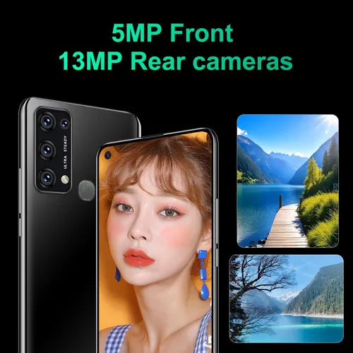 Miniatura 6 de desbloqueo teléfono, pantalla de 6.3 pulgadas, 2 GB de RAM y 32G ROM, cámaras delanteras y traseras, soporte de doble tarjeta SIM banda de Oscuro