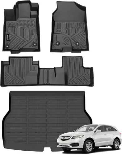 Miniatura 97 de Juego completo de tapetes de auto para todo tipo de clima, revestimiento automotriz para piso y maletero