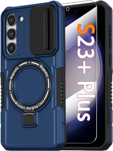 Miniatura 31 de Funda magnética para Samsung Galaxy Note 20 Ultra con soporte de anillo [con protector de pantalla] [Compatible con carga inalámbrica MagSafe] Funda