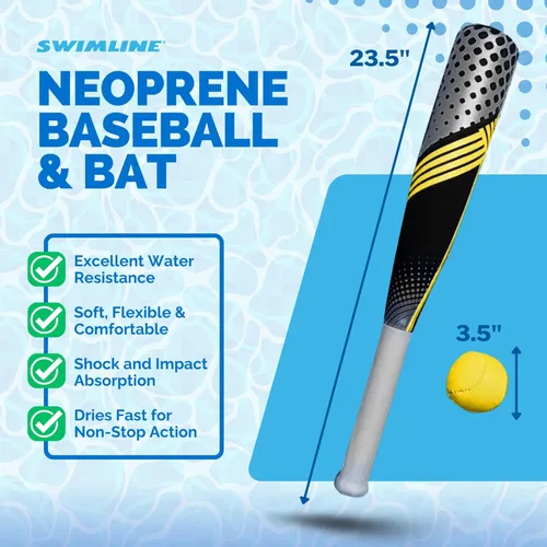 Miniatura 6 de Swimline Neo Pool - Juego de béisbol y bate, multicolor, talla única