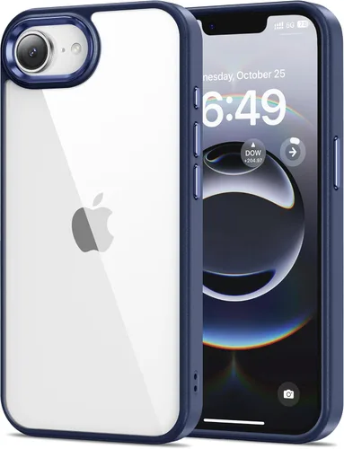 Miniatura 54 de HOOMIL Funda para iPhone 7 Plus/iPhone 8 Plus de 5.5 pulgadas, no amarillea, protección contra caídas, cubierta trasera dura transparente