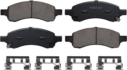 Miniatura 8 de Detroit Axle - Kit de freno delantero para Chevy Traverse Buick Enclave GMC Acadia Saturn Outlook 2007-2017 Reemplazo de frenos de disco perforados