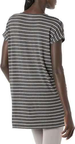 Miniatura 2 de Daily Ritual Túnica de jersey de gran tamaño con cuello en V y manga dolman para mujer
