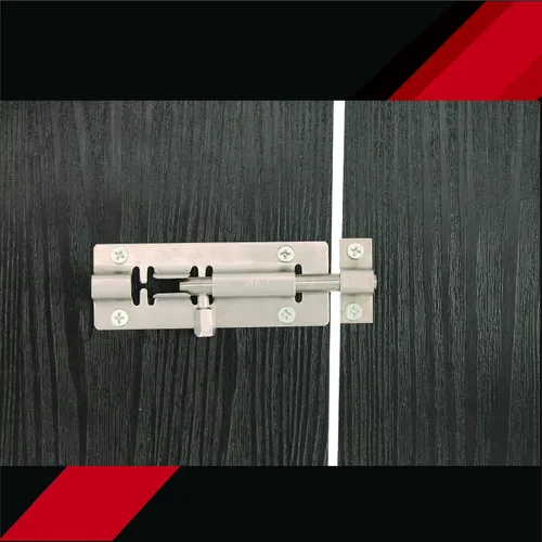 Miniatura 5 de BT002 - Cerradura de perno de barril de 4 pulgadas, cerradura de puerta gruesa de alta calidad, cerradura deslizante de acero inoxidable con 12
