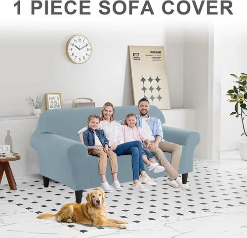 Miniatura 40 de Funda para Sofá de Terciopelo, Fundas Elásticas para Sofá para Funda Principal Separada/Respaldos y Cojines de Asiento, Funda para Sofá, para Fundas