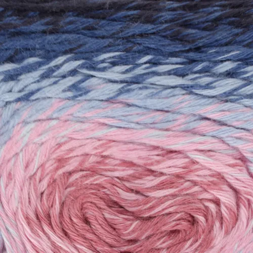 Miniatura 2 de JubileeYarn Hilo Ombré Blast - 220g/pastel Algodón Peso de Bebé - Dusk and Her Embrace - 1 Pastel 121 El anochecer y su abrazo