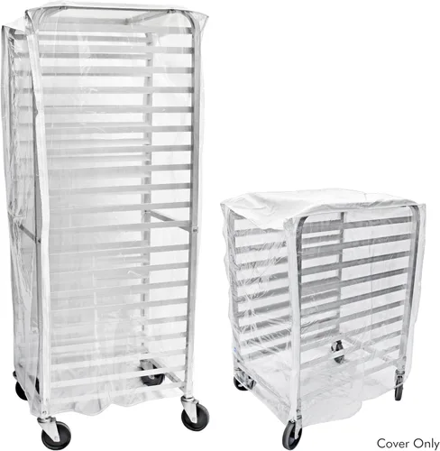 Miniatura 6 de New Star Foodservice 36534 Cubierta para Estante de Bandejas de Horno/Bandejas de Pan de Grado Comercial, Plástico, 10 Niveles, 28" L x 23" A x 33