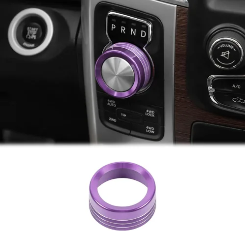 Miniatura 8 de Voodonala para Dodge RAM - Cubierta de perilla selectora de ajuste de interruptor de faro delantero de aluminio para Dodge RAM 2010-2017, accesorios