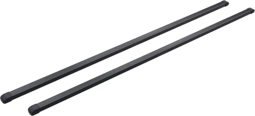 Miniatura 2 de INNO IN-B107A Barras transversales cuadradas para sistemas de estanterías de techo - 42 pulgadas (1 par) (negro)