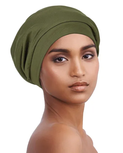 Miniatura 118 de Alnorm - Gorro con forro de satén y suave banda elástica para hombres y mujeres, talla única Se ajusta a la mayoría