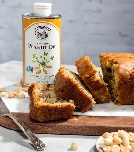 Miniatura 6 de La Tourangelle, Aceite de Maní Tostado, Tostado Lento Prensado por Expulsor para Sabor Rico, Perfecto para Cocinar y Hornear, Calor Medio-Alto, Sin