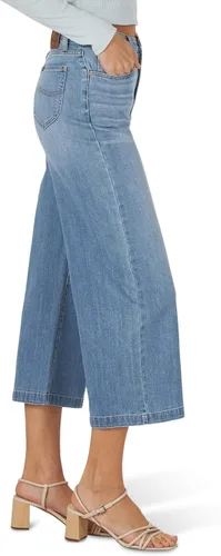 Miniatura 4 de Lee Jeans cortos de tiro alto y pierna ancha para mujer