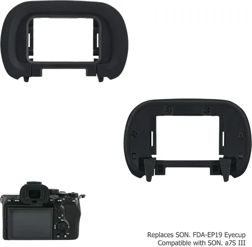 Miniatura 7 de Paquete de 2 oculares de silicona suave para Sony A7M5 A7 V A7 V A7 VI A9 III A7R V A7R6 A7R5 A7 IV A7M4 A7S III A1 A7V ILCE-1 A7SIII A7S3 cámara