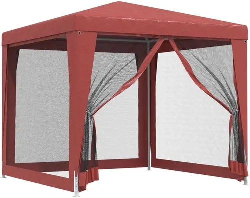 Miniatura 19 de vidaXL Gazebo, Tienda de campaña con 4 paredes laterales de malla, toldo de refugio para eventos de fiesta al aire libre, pabellón de glorieta