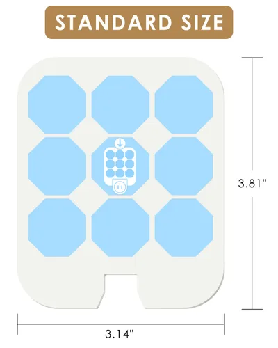 Miniatura 4 de Paquete de 24 recambios de tarjetas de pegamento para un hogar más seguro, compatibles con SH502, SH503, 23005-06 y DT3005W, DT3005W-DS3 Dot Plug-in