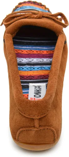 Miniatura 4 de Mocasín Minnetonka Kilty de gamuza para mujer